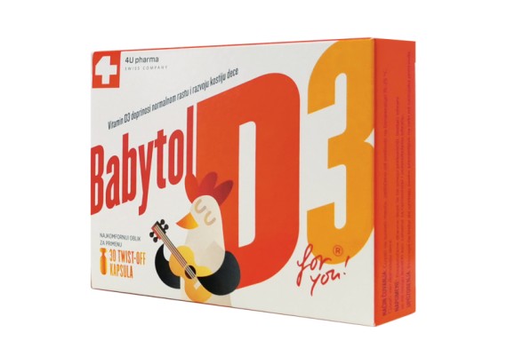 Babytol D3 for you® 30 twist-off kapsula