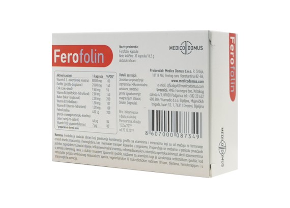 Ferofolin 30 kapsula