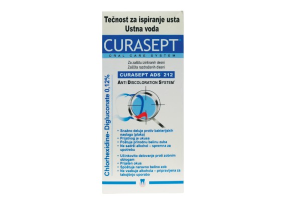 Curasept ADS® 212 tečnost za ispiranje usta 200 ml