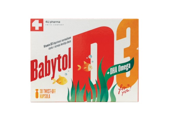 Babytol D3+DHA Omega for you® 30 twist-off kapsula