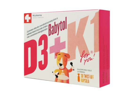 Babytol D3+K1  for you® 30 twist-off kapsula