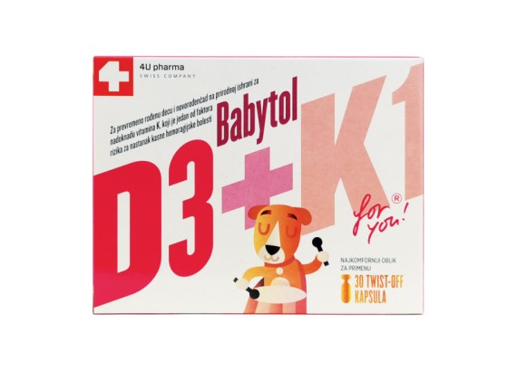 Babytol D3+K1  for you® 30 twist-off kapsula