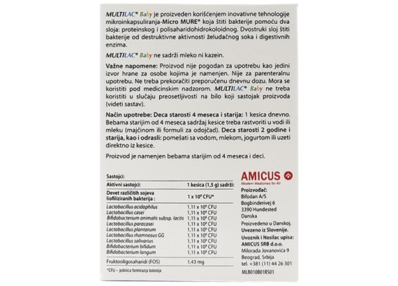 Multilac® 10 kapsula