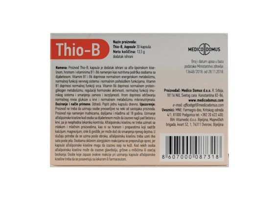 Thio-B 30 kapsula