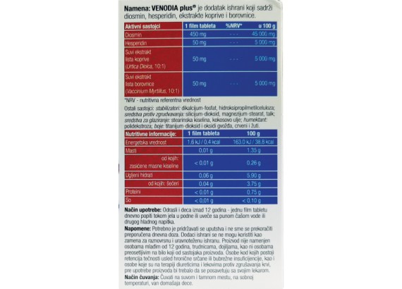 Venodia Plus® 60 film tableta