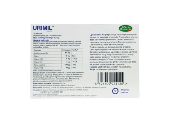 Urimil® Neuro 30 kapsula