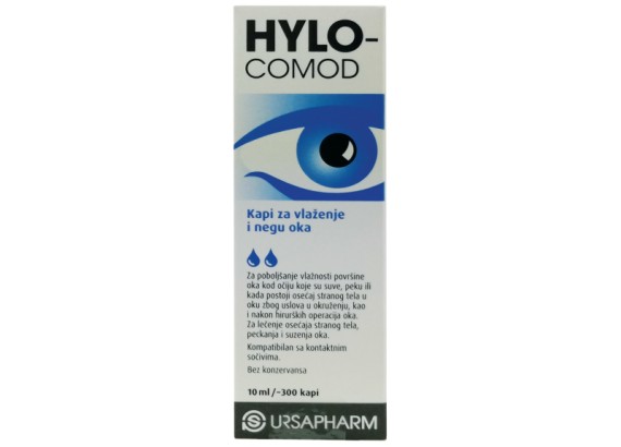 Hylo-comod® 10 ml / 300 kapi