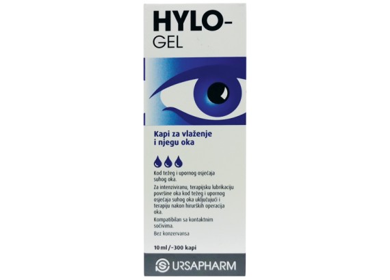 Hylo-gel® 10 ml / 300 kapi 