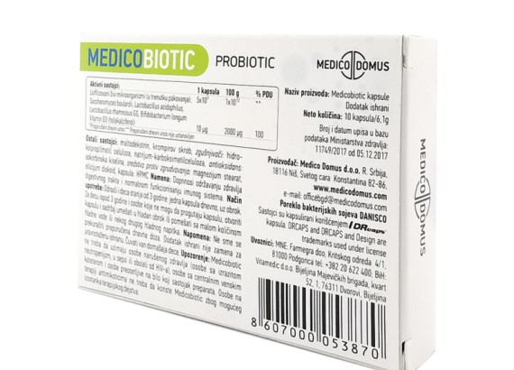 Medicobiotic Probiotic 10 kapsula