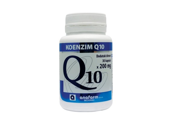 Koenzim Q10 200 mg 30 kapsula