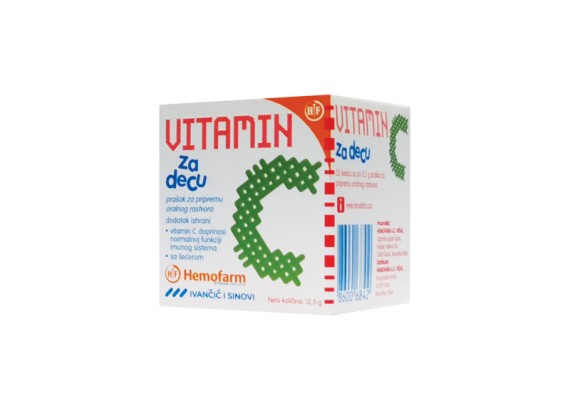 Vitamin C 50 za decu, prašak za pripremu oralnog rastvora 25 kesica