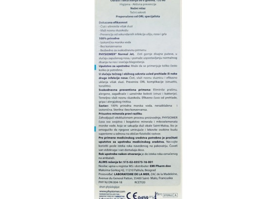 Physiomer® Normal Jet sprej 135 ml