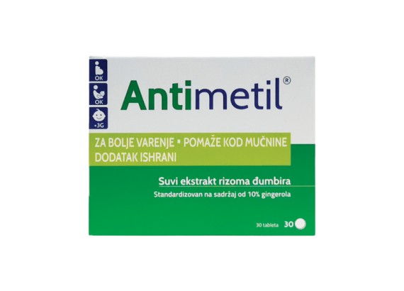 Antimetil® 30 obloženih tableta