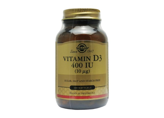 Solgar® Vitamin D3 400 IU 100 kapsula