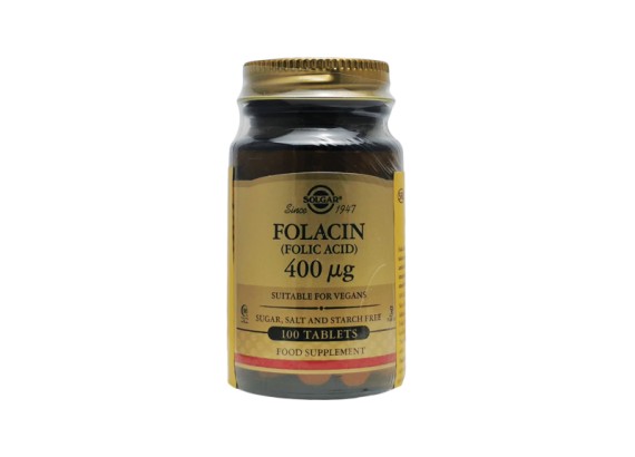 Solgar® Folacin 400 mcg 100 tableta