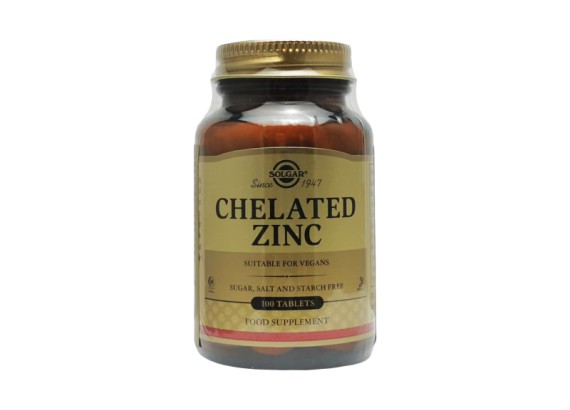 Solgar® Chelated Zinc 100 tableta