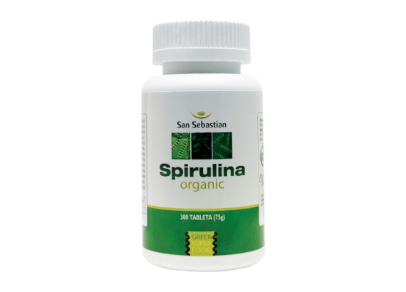 Spirulina organic 250 mg 300 tableta