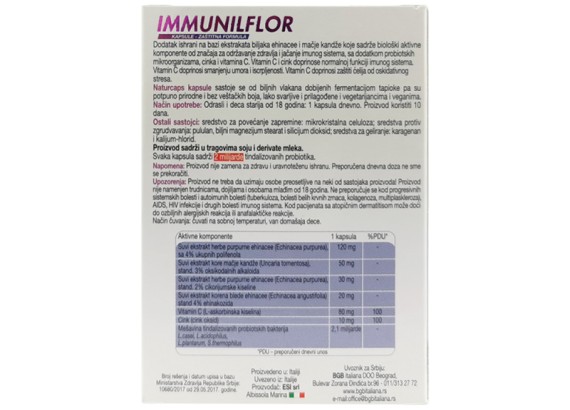 Immunilflor - zaštitna formula 30 kapsula