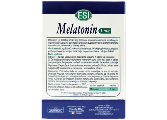 Melatonin1 mg 60 mikrotableta