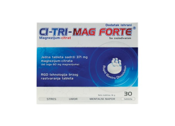 Ci-Tri-Mag® Forte 
30 tableta