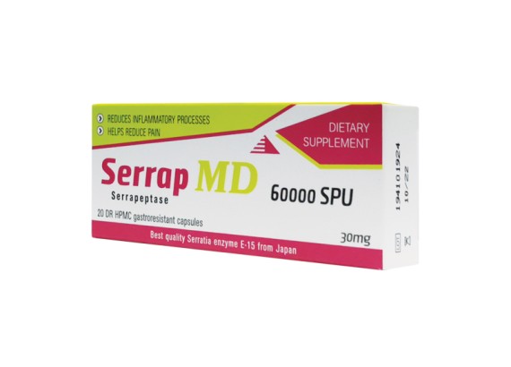 Serrap MD 60000 SPU 20 gastrorezistentnih kapsula