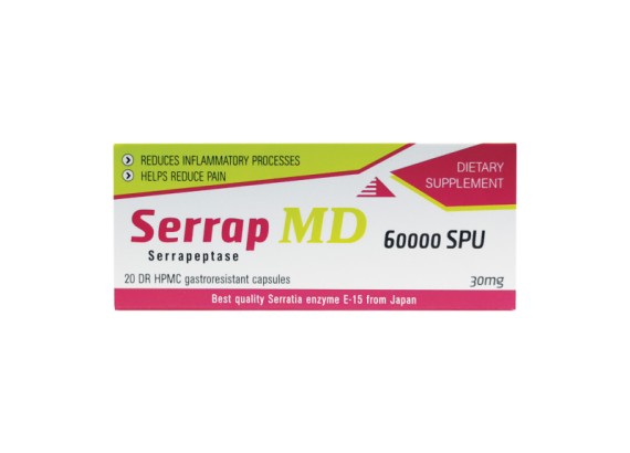 Serrap MD 60000 SPU 20 gastrorezistentnih kapsula