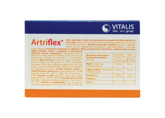 Vitalis Artriflex 20 kapsula