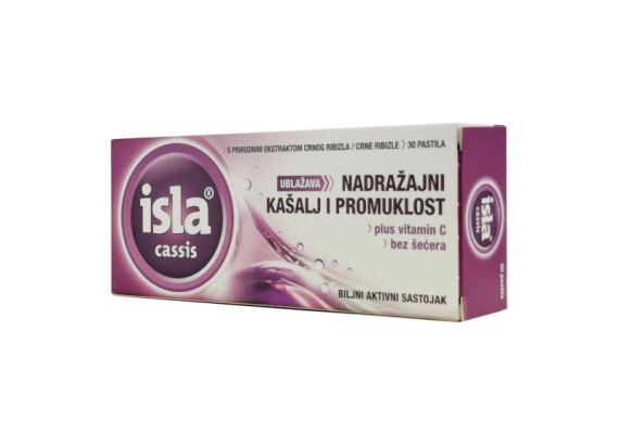 Isla® Cassis 30 pastila  