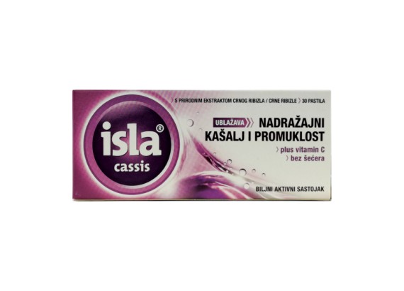 Isla® Cassis 30 pastila  