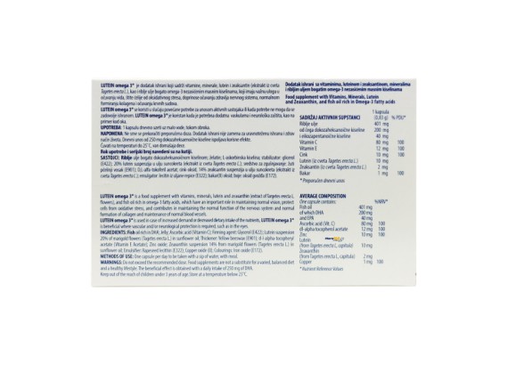 Lutein Omega®-3  30 kapsula