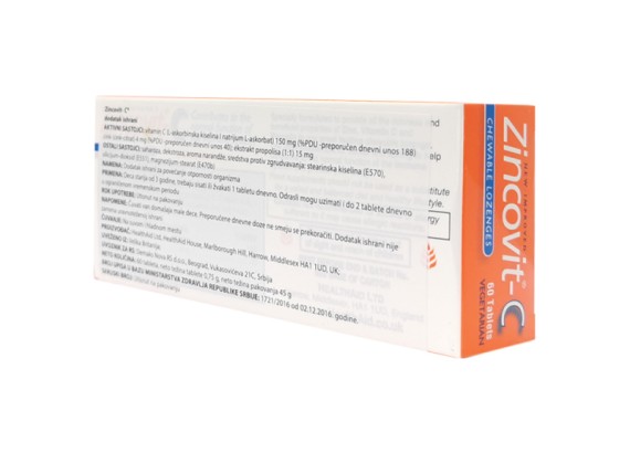 HealthAid ZincoVit®- C 60 tableta