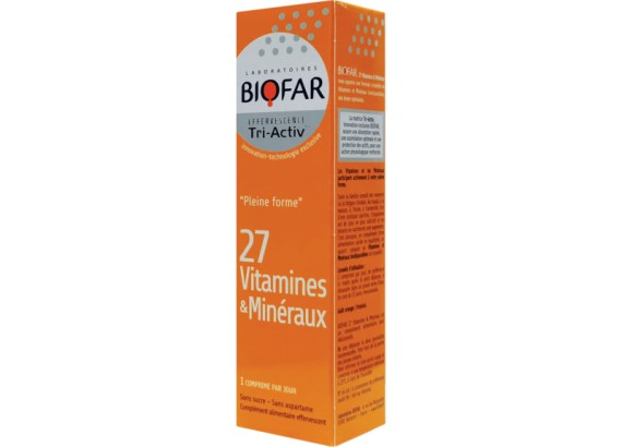 Biofar TriActiv 27 Vitamina i minerala 15 šumećih tableta