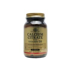 Solgar® Calcium Citrate + vitamin D3 60 tableta