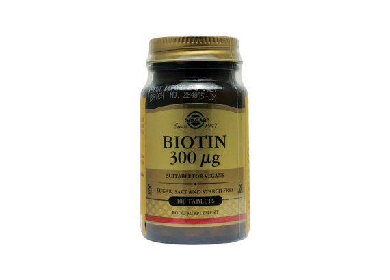 Solgar® Biotin 300 mcg 100 tableta