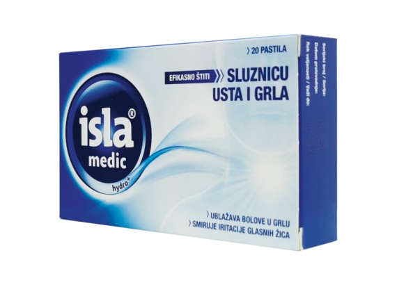 Isla® Medic Hydro+ 20 pastila