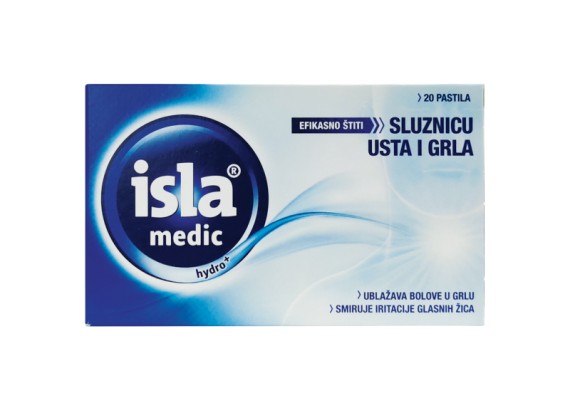 Isla® Medic Hydro+ 20 pastila