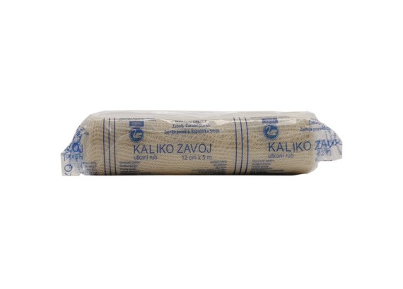 Zavoj Kaliko  12cm x 5m utkani rub