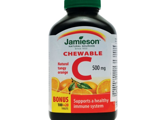 Jamieson Vitamin C za žvakanje 500 mg