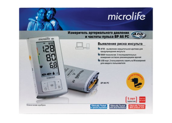 Microlife BP A6 PC Aparat za pritisak sa detekcijom atrijalne fibrilacije