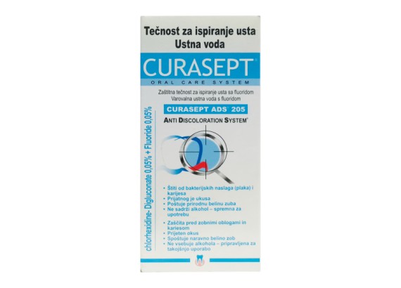 Curasept ADS® 205 tečnost za ispiranje usta 200 ml