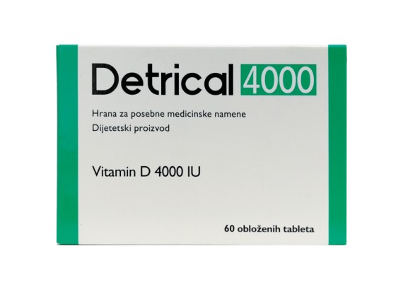 Detrical 4000 60 obloženih tableta