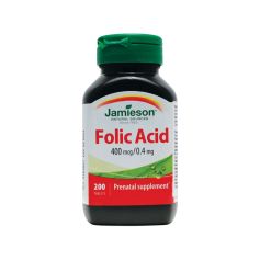 Jamieson Folic Acid 400 mcg 200 tableta