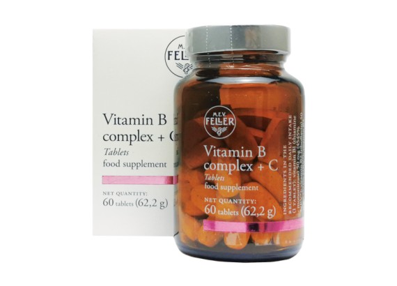 Vitamin B complex + C 60 tableta