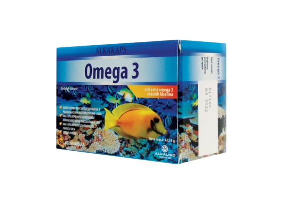 Alkakaps Omega 3  60 mekih kapsula