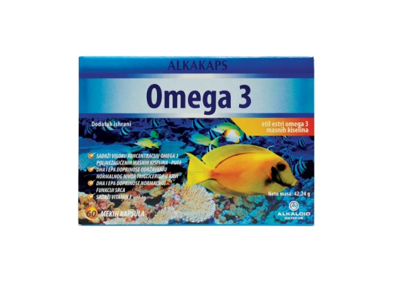 Alkakaps Omega 3  60 mekih kapsula