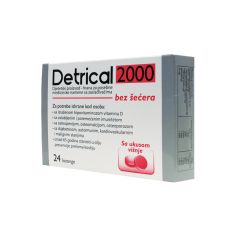 Detrical 2000  24 lozenge sa ukusom višnje