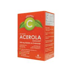 Acerola Alkaloid 180 mg 30 tableta za žvakanje