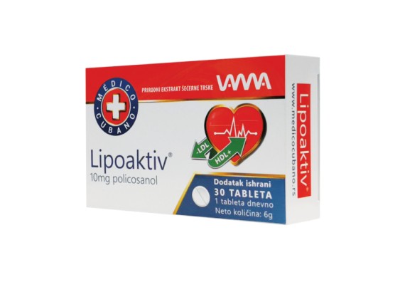 Medico Cubano Lipoaktiv® 30 tableta
