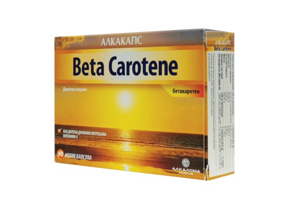 Alkakaps Beta Carotene 90 mekih kapsula