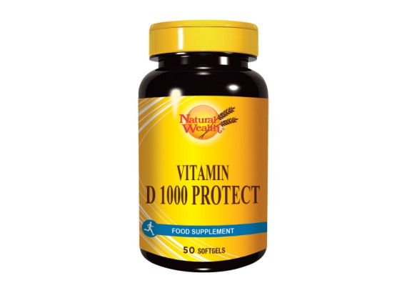 Natural Wealth Vitamin D 1000 protect 50 softgel kapsula